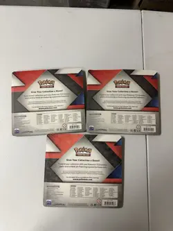 3x Pokemon Battle Style + Fusion Strike Double Blister 2 Booster Pack w/ Pins - Image 2