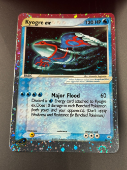 Kyogre EX Holo 2003 Pokemon Black Star Nintendo Promo 001 RARE! - Image 1