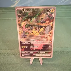 Pokemon Pikachu Illustration Rare Holo SV: Scarlet & Violet 151 173/165 60 HP - Image 1
