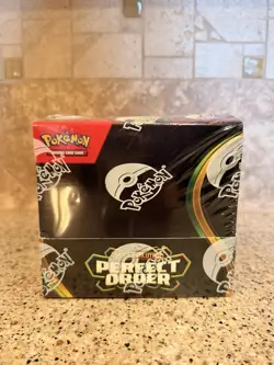 Pokemon TCG Mega Evolution Perfect Order Sealed Box Starmie Clefairy Zygarde - Image 1