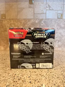 Pokemon TCG Mega Evolution Perfect Order Sealed Box Starmie Clefairy Zygarde - Image 3