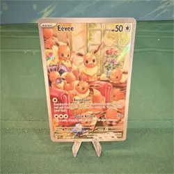 Pokemon Eevee Illustration Rare Holo SV06 Twilight Masquerade 188/167 50 HP - Image 1