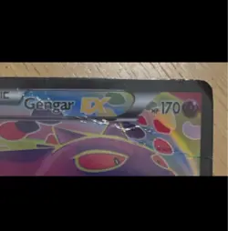 Gengar EX 114/119 - Phantom Forces - DAMAGED - Large Crease on top - Pokemon XY - Image 3