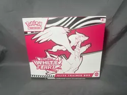 Pokemon Scarlet & Violet White Flare Elite Trainer Box Reshiram Keldeo Tornadus - Image 1