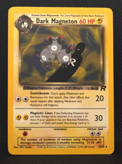 Dark Magneton 28/82 Team Rocket Regular Pokemon TCG - Image 1