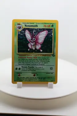 Pokemon Venomoth 13/64 Holo Rare Jungle Set WOTC Vintage LP - Image 1