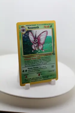 Pokemon Venomoth 13/64 Holo Rare Jungle Set WOTC Vintage LP - Image 3