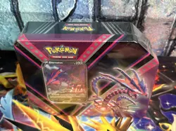 Pokemon TCG V Powers Tin Eternatus V 5 Booster Packs Factory Sealed - Image 2