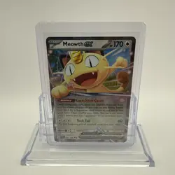 Meowth EX Full Art Holo Foil Double Rare Pokemon TCG Perfect Order 062/088 Rare - Image 1