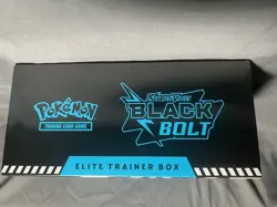 Pokemon Scarlet & Violet Black Bolt Elite Trainer !!!small tear!!! - Image 2