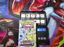 HEAVY! GOD PACKUU SIRUU 21.67g Prismatic Evolutions Pokemon Booster - Image 1