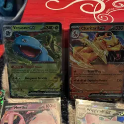 Pokemon 151 Complete Set of 12 EX (Double Rare) - NM English Mew Charizard - Image 2