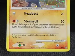Pokemon TCG Cranidos DP07 Holo Black Star Promo Holo Bleed LP - Image 4