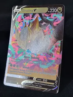 Pokemon TCG Giratina V 130/196 (Ultra Rare) Lost Origin NM - Image 2