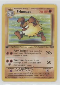 Primeape 1st Ed. Pokemon Jungle #43 1999 - Image 1