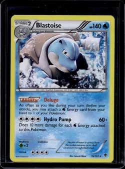 2013 Pokemon Black & White Plasma Blast Blastoise Holo #16/101 - Image 1