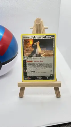 Team Magma's Mightyena 37/95 Uncommon EX Team Magma VS Team Aqua Pokemon Nm - Image 1