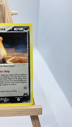 Team Magma's Mightyena 37/95 Uncommon EX Team Magma VS Team Aqua Pokemon Nm - Image 2