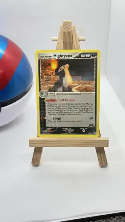 Team Magma's Mightyena 37/95 Uncommon EX Team Magma VS Team Aqua Pokemon Nm - Image 4