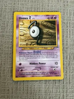 Unown G 27/105 - Neo Destiny - Pokemon Card - Image 1