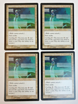 (4) Magic the Gathering MTG Urza’s Saga: SHIMMERING BARRIER Card NM - Image 1