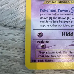 Pokemon Unown J 38 WOTC Promo Black Star TCG Card - Image 5