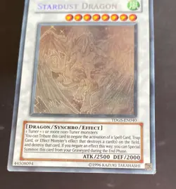 Yu-Gi-Oh! TCG Ghost Rare Card Stardust Dragon TDGS-EN040 Lightly Played - Image 4