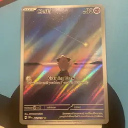 Pokemon Cards Cleffa 202/197 Obsidian Flames Illustration Rare NM - Image 1