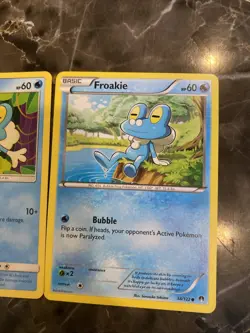 Pokemon Cards Froakie Cute Cards Set Of 2 XY - Image 2