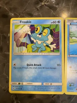 Pokemon Cards Froakie Cute Cards Set Of 2 XY - Image 3