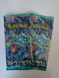 Pokemon TCG Stellar Miracle Japanese 2x Booster Packs | Nintendo 5-Card Each - Image 1