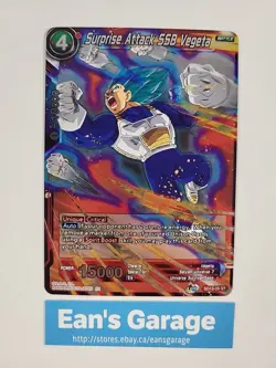 Dragon Ball Super Card Game Suprise Attack SSB Vegeta SD15-05 ST foil - MN - Image 1
