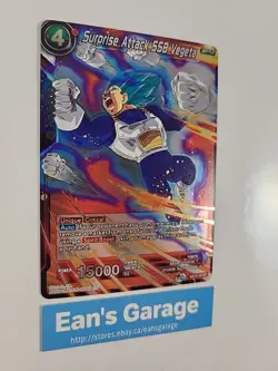 Dragon Ball Super Card Game Suprise Attack SSB Vegeta SD15-05 ST foil - MN - Image 2