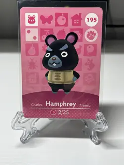 Hamphrey 195- Amiibo Card - Animal Crossing - Authentic Nintendo Card - Image 1