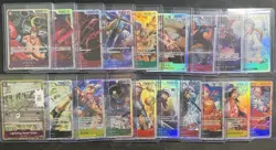 One Piece English And Japanese 19 Card SR And Foil Lot NM - Image 1