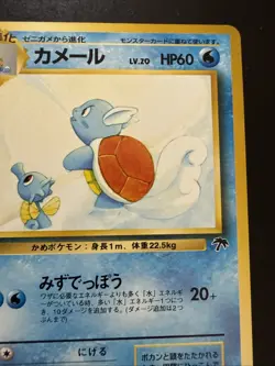 1999 Japanese Southern Islands Wartortle LP Promo Card - Image 3