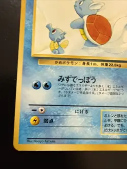 1999 Japanese Southern Islands Wartortle LP Promo Card - Image 5