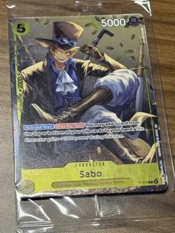 Sabo (Tin Pack Set Vol. 2) P-073 One Piece Promotion Cards Foil- Sealed Pack - Image 1