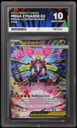 Pokemon Mega Zygarde ex SIR Perfect Order 120/088 ACE 10 PERFECT SUBS - Image 1