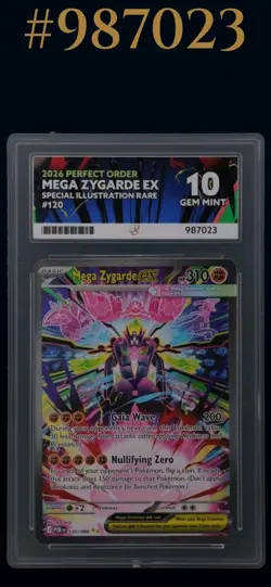 Pokemon Mega Zygarde ex SIR Perfect Order 120/088 ACE 10 PERFECT SUBS - Image 4