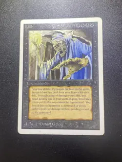 1993 WotC MAGIC the Gathering UNLIMITED light/medium play LICH near mint - Image 1