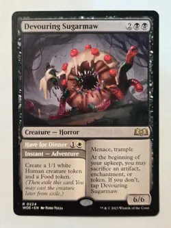 MTG Devouring Sugarmaw Wilds of Eldraine 0224 Regular Rare - Image 2