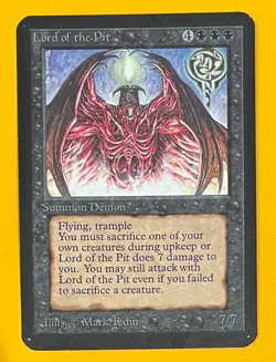MTG LORD OF THE PIT Alpha (OldManMTG 013-415) - Image 1
