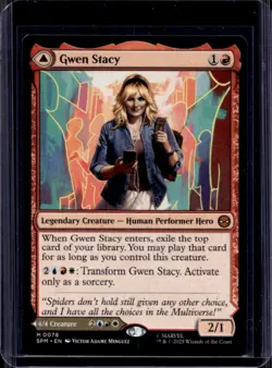 2025 Magic MTG Marvel's Spider-Man Gwen Stacy Ghost-Spider Foil #0078 - Image 1