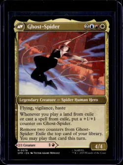 2025 Magic MTG Marvel's Spider-Man Gwen Stacy Ghost-Spider Foil #0078 - Image 2