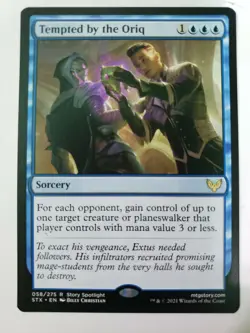 MTG Tempted by the Oriq Strixhaven: School of Mages 058/275 Regular Rare - Image 2