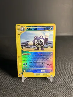 Pokemon TCG Poliwrath 60/165 Expedition Reverse Holo HP - Image 1