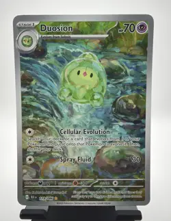 Pokemon TCG Duosion 119/086 SV: Black Bolt Illustration Rare NM - Image 1