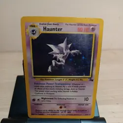 Pokemon TCG Haunter Fossil Unlimited Holo Card 6/62 - Image 1