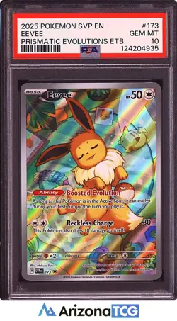Pokemon 2025 Eevee 173 Holo Promo Prismatic Evolutions ETB GEM MINT PSA 10 - Image 1